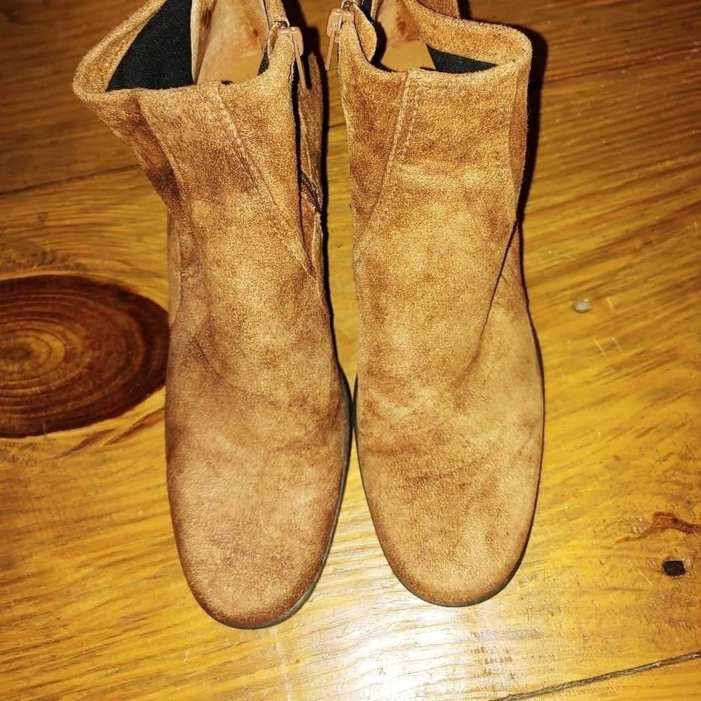 Franco Sarto Figaro Ankle Faux Suede Booties 6